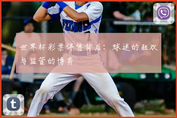 世界杯彩票停售背后：球迷的狂欢与监管的博弈
